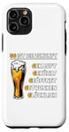 Coque pour iPhone 11 Pro Drôle et cool avec inscription « Bier 5 G »