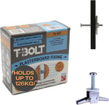 T-Bolt Heavy Duty METAL Plasterboard Fixing - TV KIT - Holds up to 65Kg per Fixi