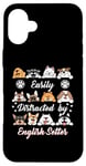 iPhone 16 Plus Easily Distracted by English Setter Irish Setters Funny Case