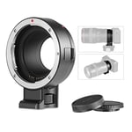 NEEWER Adaptateur Monture EF vers EOS M, Bague Conversion avec Autofocus pour Objectif EF/EF-S avec Support de Trépied Amovible, Compatible avec Canon EOS M M2 M3 M5 M6 M6 Mark II M10 M50 M50 Mark II