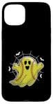 Coque pour iPhone 15 Plus Pichet attrape-balle molle fantôme d'Halloween