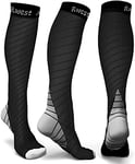 Rwest X Bas de Contention Femme et Homme, Chaussettes de Contention, Chaussette de Compression pour le sport, le fitness, la course, la randonnée, les voyages, le cyclisme