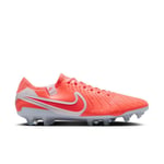 Nike Tiempo Legend 10 Elite Fg Mad Energy - Hot Lava/vit - Gräs (Fg), storlek 47½