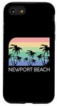 Coque pour iPhone SE (2020) / 7 / 8 Newport Beach California Surf Vintage Cali SoCal Orange Co