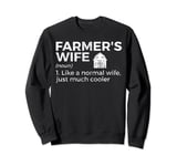 Farmer's Wife Definition Funny Farm Farming Sweatshirt