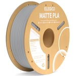 ELEGOO Filament PLA Matte Gris Ardoise 1KG, 1.75mm Filament pour Imprimante 3D Précision Dimensionnelle +/- 0.02mm, Bobine de 1kg de carton (2.2lbs) pour la plupart des Imprimantes 3D FDM