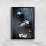 The Batman Gotham Hero Giclee Art Print - A3 - Black Frame