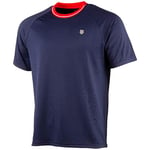 K-Swiss Men's Ks Tac Heritage Classic Tennis Polo, Navy, S