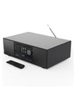 Majority Quadriga - Internet Radio Music System - DAB+/FM - Stereo - Musta