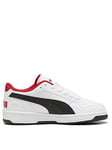 Puma Junior Boys Reb-l Trainers, White/Black, Size 5.5 Older