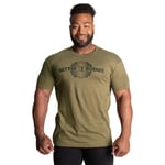 Better Bodies Recruit Tee Army Green Melange S