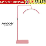 Andoer HD-M6X 36W Floor LED Video Light Half-moon Shaped Fill Light Pink W J7A5