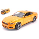 FORD MUSTANG GT 2015 ORANGE 1:18 Maisto Auto Stradali Modellino