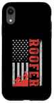 Coque pour iPhone XR Réparation de toiture de toiture pour toiture de toiture, bardeaux, maisons, fixation de toits