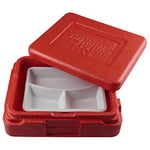 Thermo Future Box Boîte à repas isotherme avec mini menus Rouge, rouge, 3- geteilt