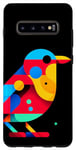 Galaxy S10+ Geometric Minimalism Modern Illustration Nightingale Bird Case