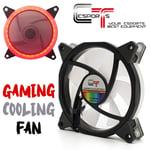 Ventilateur Air Refroidissement Pour Boîtier Assemblé Jeu PC Gaming Rouge LED