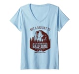 Womens Not A Bad Day To Get Lost At Yosemite Park's Half Dome V-Neck T-Shirt