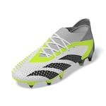 adidas Unisex Predator Accuracy.1 Sg Football Shoes (Soft Ground), FTWR White Core Black Lucid Lemon, 12.5 UK