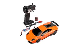 Carson 500404307 1:24 Lamborghini Murcielago SV 2.4G 100% RTR - Voiture télécommandée, éclairage LED, durée de Conduite env. 60 Min, Voiture RC, véhicule RC, Voiture RC 1:24, Jouet télécommandé