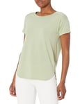 Amazon Essentials Women's Studio Relaxed-Fit Lightweight Crew Neck T-Shirt (Available in Plus Size), Light Green, XS