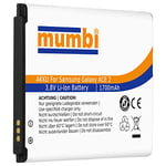 Mumbi Batterie de Remplacement pour Samsung Galaxy Ace 2, Galaxy S3 Mini, Galaxy S Duos, S Duos 2 1700mAh (Import Allemagne)