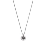 Emporio Armani Necklace for Men , Length: 525mm, Size Pendant: 20x20x3mm Silver