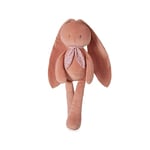 KALOO - Lapinoo - Pantin Lapin - Grande Peluche Doudou Lapin - Matière Très Douce en Velours Côtelé - Couleur Terracotta - 80cm - K218018