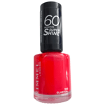 Rimmel 60 Seconds Nail Polish 300 Glaston-Berry Red