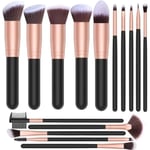 Kit Pinceaux Maquillage Professionnel Set de Pinceau Fond de Teint Trousse Brosse Maquillage Make Up Blush Pas Cher