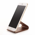 Samdi Wooden Phone Stand (iPhone) - Svart valnøtt