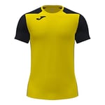 Joma T-Shirt Manches Courtes II Jaune Noir, 102223.901.2XL