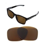 NEW POLARIZED BRONZE REPLACEMENT LENS FOR OAKLEY CATALYST SUNGLASSES