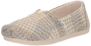 TOMS Women's Alpargata Cloudbound Loafer Flat , Sky Blue Plaid Tweed,7.5 UK