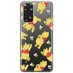 ERT GROUP mobile phone case for Xiaomi REDMI NOTE 11 4G/ 11S 4G original and officially Licensed Disney pattern Winnie the Pooh & Friends 043, partially transparent