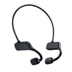 Moares Bone Conduction Headphones Bluetooth Waterproof Comfortable Wear Open Ear Hook Light Weight Not In-ear Sports Wireless Earphones Black