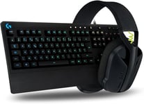 Logitech G213 Prodigy Clavier Gaming + Logitech G435 Lightspeed et Bluetooth sans Fil Casque Gaming