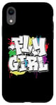 Coque pour iPhone XR 80s 90s Hip Hop Lover Graffiti 1980's 1990s Themed Party