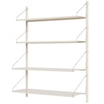 Frama Library Hylle 80x108 cm, Varmhvit Warm White Pulverlakkert stål