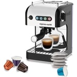 Dualit Espress-Auto Coffee and Tea Machine 15 Bar Pressure 1350W 1.5 Litre Black
