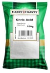 Harry Harvey Citric Acid 250g | Food Grade | Use for Cleaning and Descaling | Sour Salt