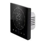 QT (Black)LED Smart Thermostat 7 Day Programmable Smart Wireless Home Thermostat