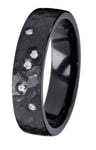 Kohinoor Duetto Black 0,05 ct zirconium-diamantring 006-807-05-200