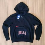 Air Jordan Chicago Bulls Courtside NBA Statement Hoodie Mens Size Medium RRP £74