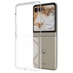 SKALO Motorola Razr 50 5G TPU Clear Hybrid Skal - Transparent Transparent