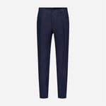 Morello Elax Linen Pant - Navy