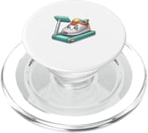 Chaussure de course mignonne de super-héros de tapis roulant PopSockets PopGrip pour MagSafe