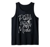 Piano is the bacon of music Tank Top