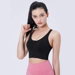 NBWS Sports Bras for Women Seamless Sports Bra Wirefree Yoga Bras Unique Cross Back Strappy for Gym Yoga（3colors S-XL