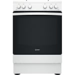 Indesit 60cm Single Oven Gas Cooker - White